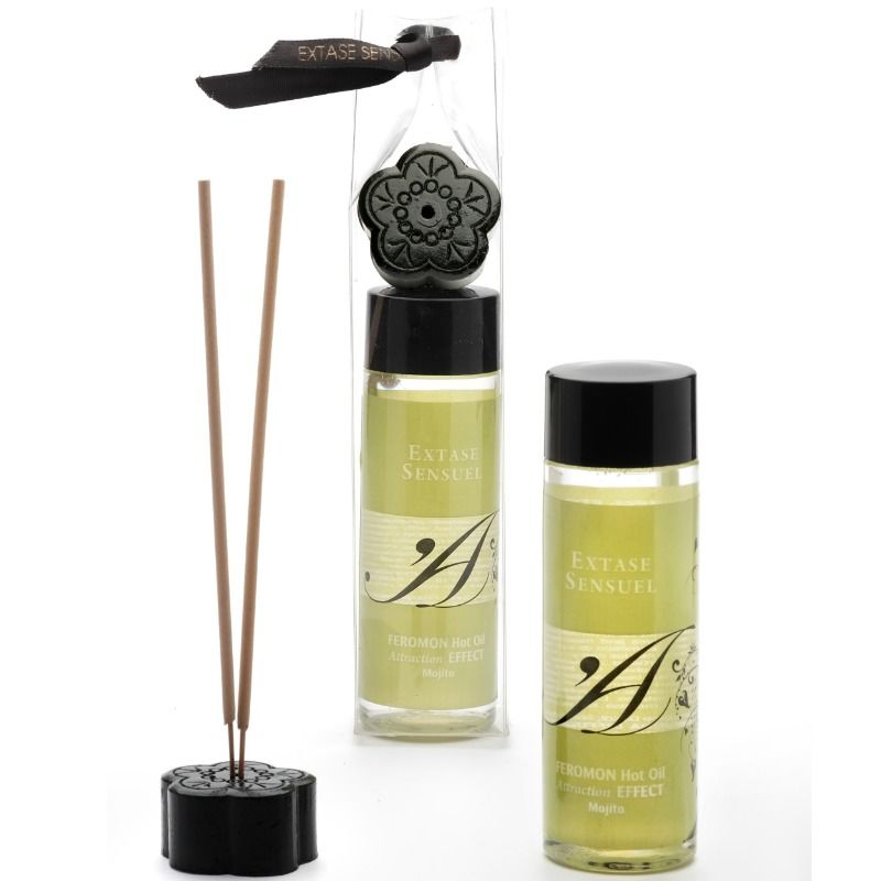 EXTASE SENSUAL – WÄRMENDES MASSAGEÖL MIT MOJITO-PHEROMONEN 100 ML