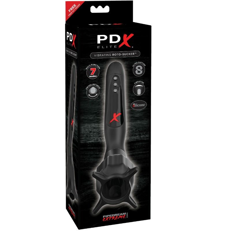 PDX ELITE - Roto-Vibrationssaugnapf
