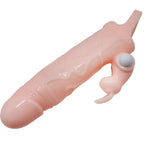BAILE - BRAVE MAN PENIS-AUFSATZ MIT KANINCHENHAUT UND DOPPELTEM MOTOR 16,5 CM