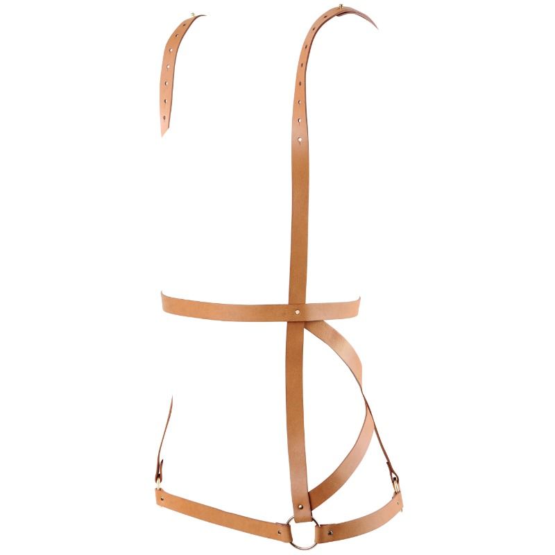 SCHMUCK - INDISCRETS MAZE HARNESS KLEID BRAUN