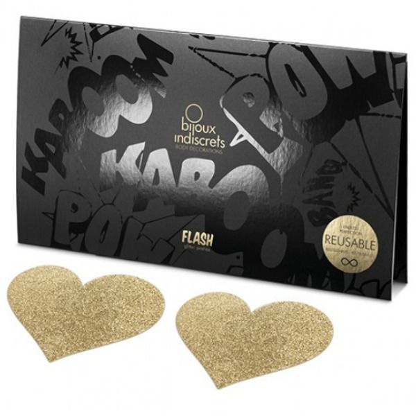 SCHMUCK - INDISKRETE NIPPLE PASTIES BLITZ GOLDENES HERZ?
