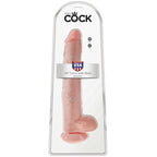 KING COCK - GODE MIT HODEN 35.6 CM - FLEISCHFARBEN