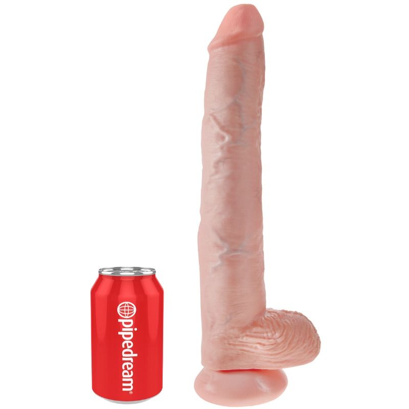 KING COCK - GODE MIT HODEN 35.6 CM - FLEISCHFARBEN