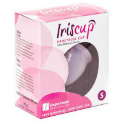 IRISCUP - KLEINE ROSAFARBENE MONATSTASSE + KOSTENLOSER STERILISATIONSBEUTEL