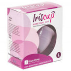 IRISCUP - GROSSE MONATSTASSE ROSE + STERILISATIONSBEUTEL GRATIS