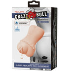 CRAZY BULL - MASTURBADEUR VAGIN PEAU D'EAU AVEC BALLES VIBRANTES