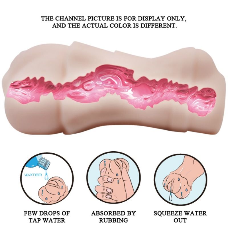 CRAZY BULL - MASTURBATOR WASSERHAUT VAGINA MIT VIBRIERENDEM BALL 2