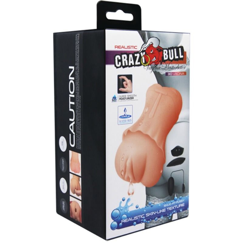 CRAZY BULL - MASTURBATOR WASSERHAUT VAGINA MIT VIBRIERENDEM BALL 2