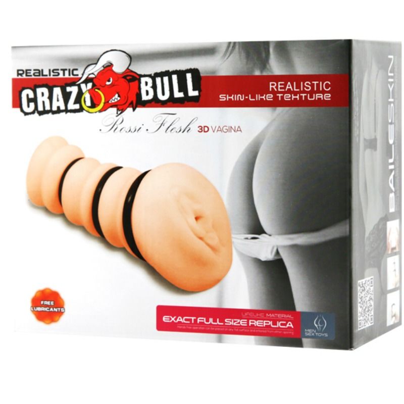 CRAZY BULL - MASTURBATOR MIT RINGEN MODELL VAGINA 2