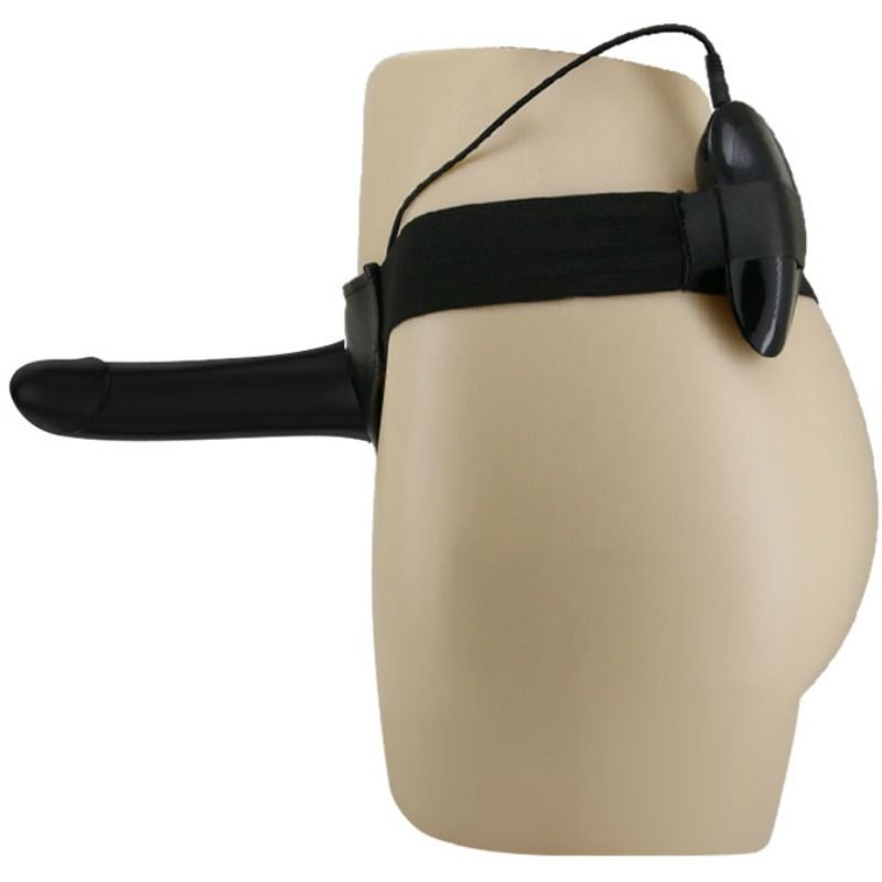 PRETTY LOVE - VITO STRAP ON MIT HOHLEM DILDO UND VIBRATION 17.3 CM