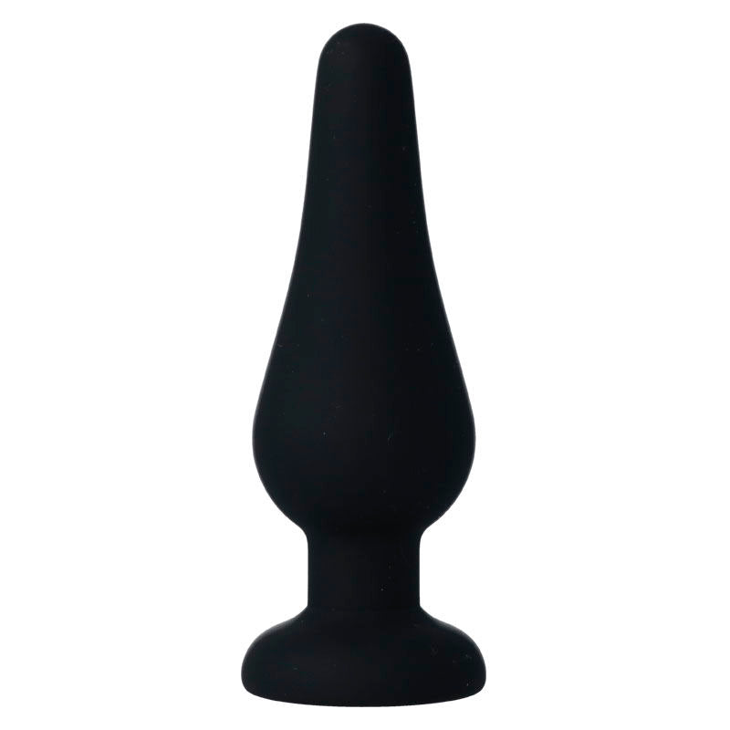 INTENSE - ANALPLUG PIPO M SILIKON SCHWARZ 11 CM