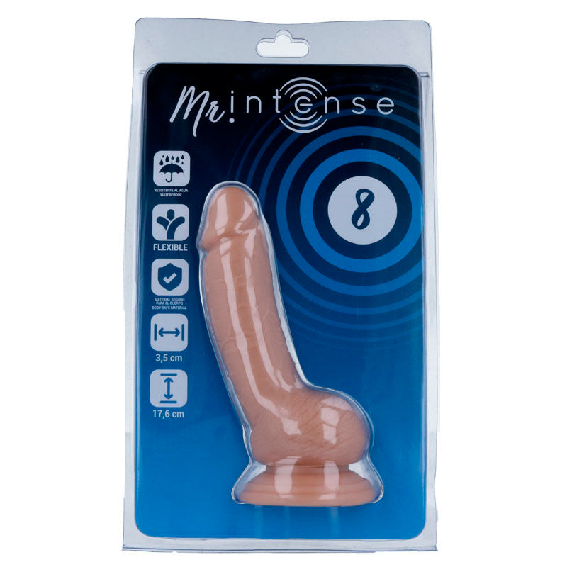 MR INTENSE - 8 REALISTISCHE PENIS 17,6 CM -Ø- 3,5 CM