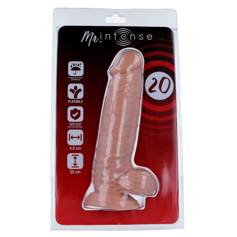 MR INTENSE – 20 REALISTISCHE PENISSE 20 CM – Ø 4,6 CM