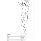 PASSION - DAMEN BODYSTOCKING WEISS EINHEITSGRÖSSE BS013