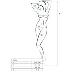 PASSION - FEMME BS034 BODYSTOCKING ROUGE TAILLE UNIQUE