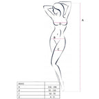 PASSION - FEMME BS031 BODYSTOCKING NOIR TAILLE UNIQUE