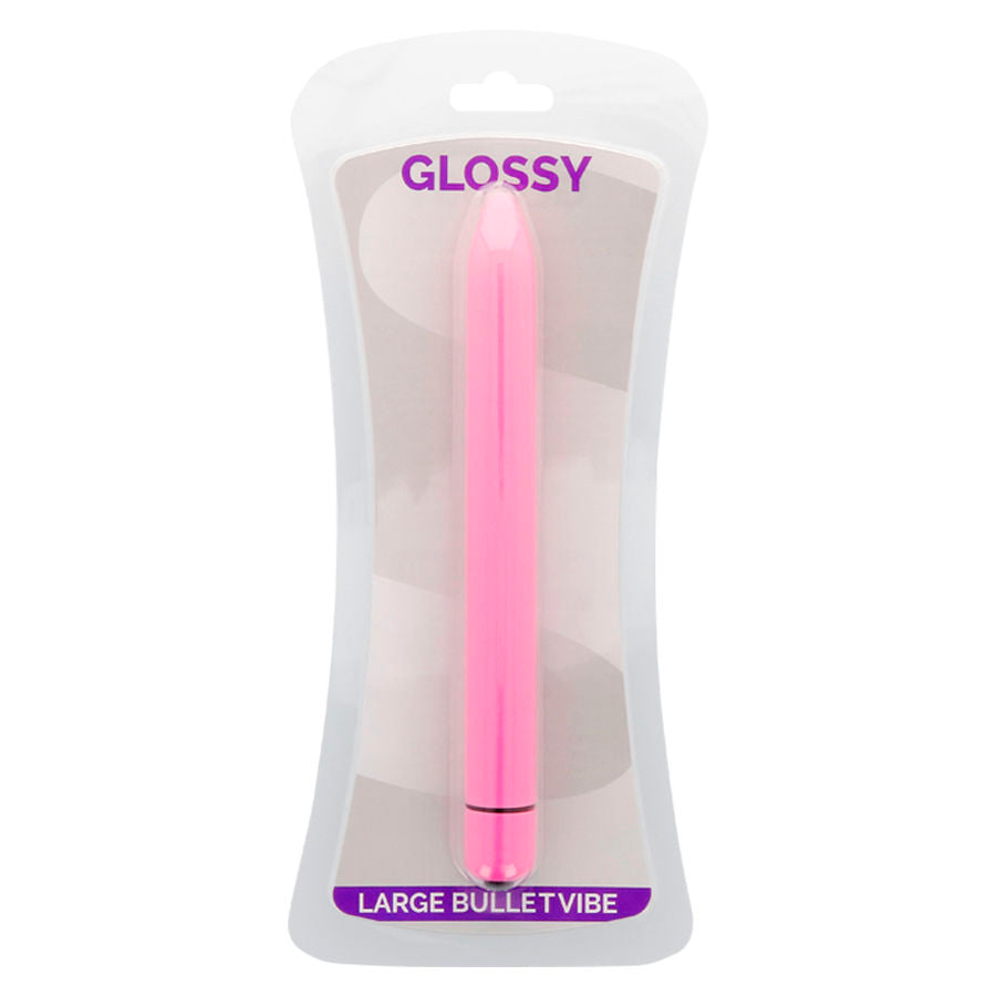 GLOSSY - VIBRATOR SLIM TIEF ROSA