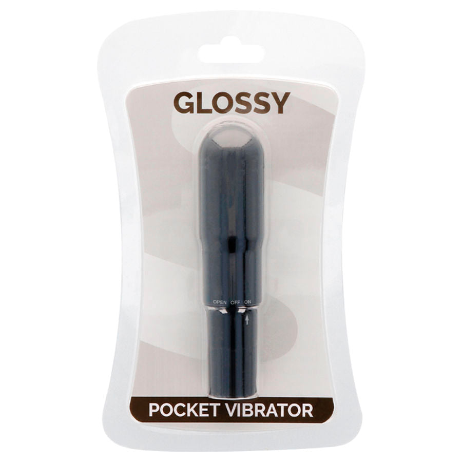 GLOSSY – SCHWARZER TASCHENVIBRATOR