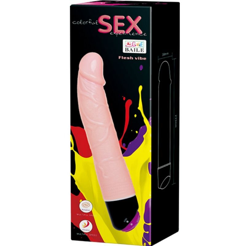 BAILE - BUNTE SEXUELLE VIBRATION UND ROTATION 24 CM