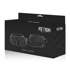 FETISH SUBMISSIVE - FESSELN AUS VEGANEM LEDER MIT NEOPRENFUTTER