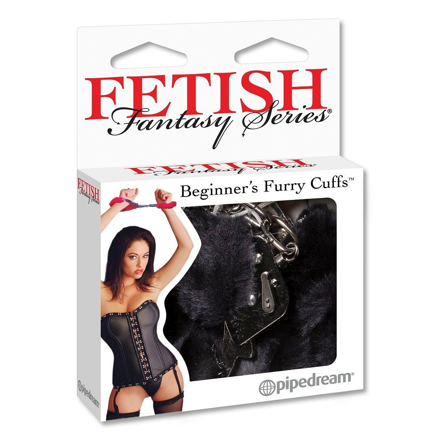 FETISH FANTASY SERIES - SCHWARZE PELZ-STULPEN