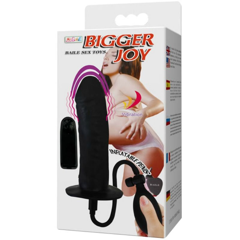 BAILE - AUFBLASBARER PENIS BIGGER JOY MIT VIBRATION 16 CM