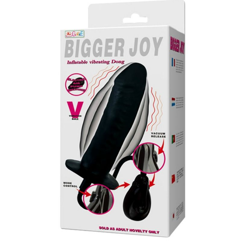 BAILE - AUFBLASBARER GODE BIGGER JOY MIT VIBRATION 16 CM