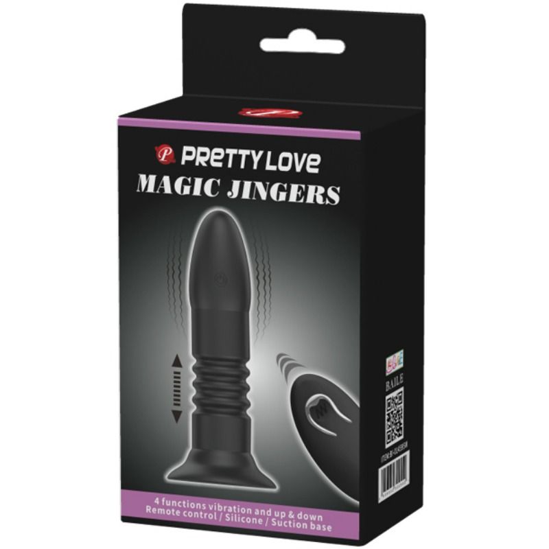PRETTY LOVE - PLUG MAGIC JINGER AUF UND AB MIT VIBRATION