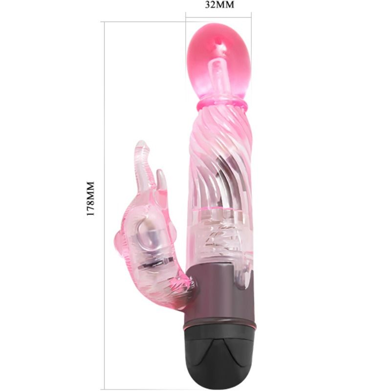 BAILE – IHNEN EINE ART GELIEBTEN-VIBRATOR MIT ROSA HÄSCHEN UND 10 MODI ANBIETEN