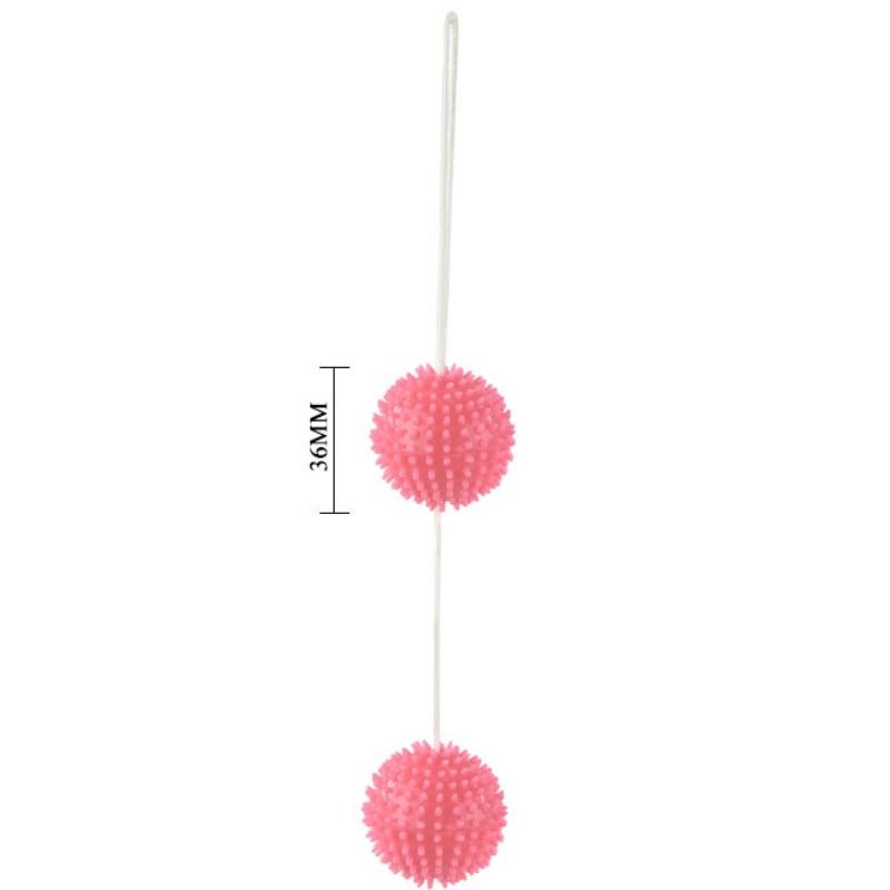 BAILE - TIEFENROSA TEXTURIERTE BÄLLE FÜR TIEFE LUST 3,6 CM
