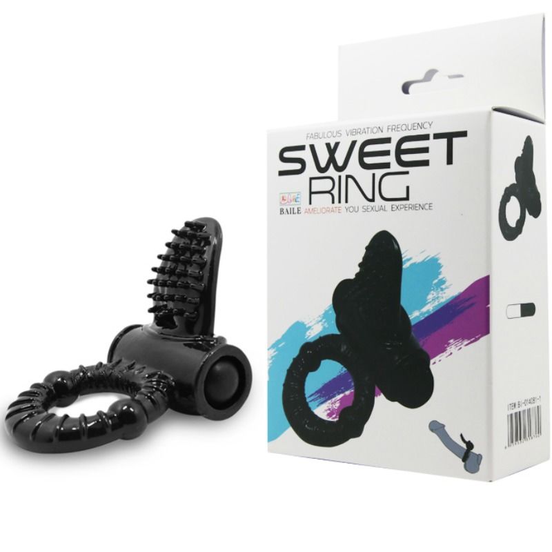 BAILE - SWEET RING VIBRATIONS-RING MIT TEXTURIERTEM HÄSCHEN