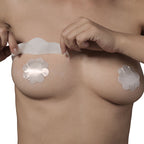 BYE-BRA - BRUSTVERSTÄRKER + SEIDEN-NIPPELABDECKUNGEN CUP F/H