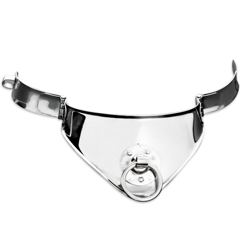 METAL HARD - HALSRING MIT RING UND VORHÄNGESCHLOSS 12,5 CM