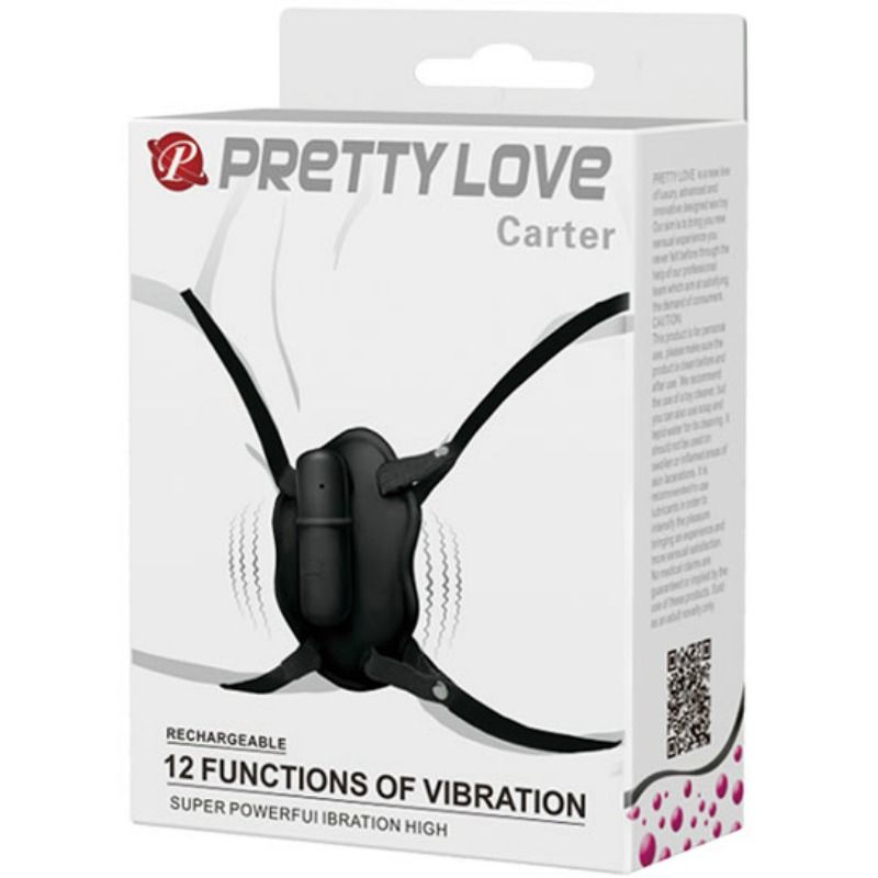 PRETTY LOVE - STRAP-ON MIT VIBRIERENDER KUGEL CARTER