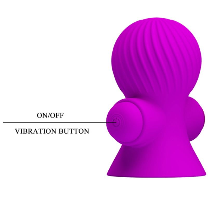 PRETTY LOVE - BRUSTWARZENSTIMULATOREN 12 VIBRATIONSMODI LILA