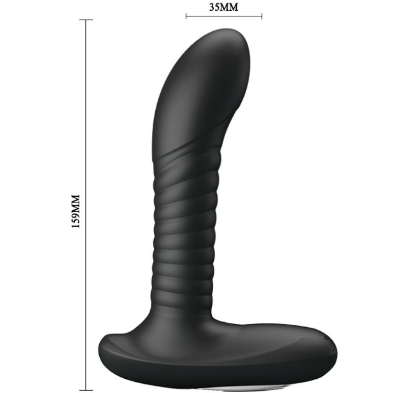 PRETTY LOVE - MERLIN ANALROTIERENDE UND VIBRIERENDE FUNKTION SCHWARZ