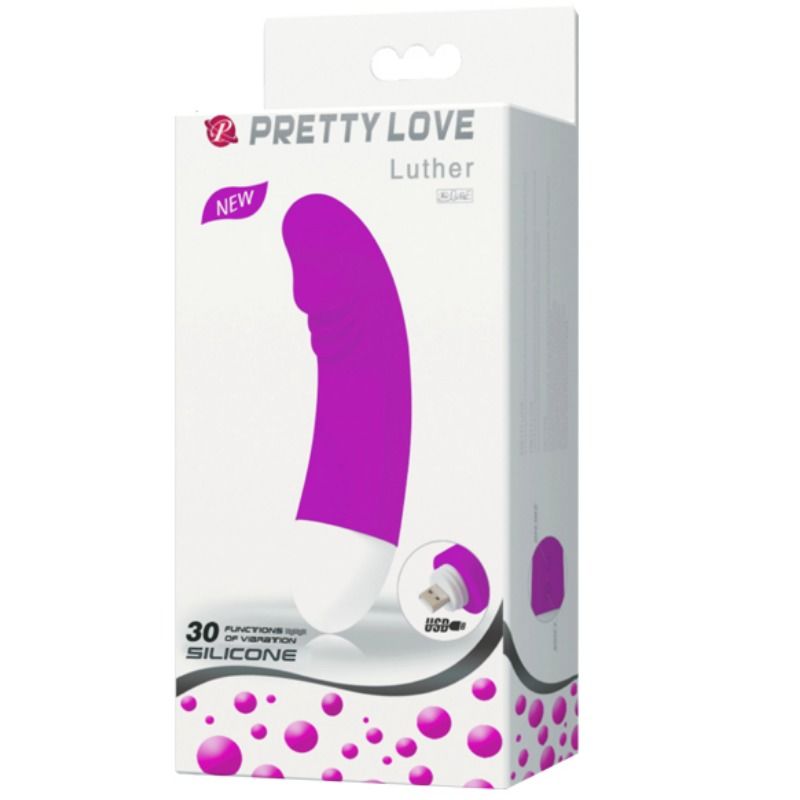 PRETTY LOVE - MINI-VIBRATOR LUTHER 30 VIBRATIONSMODI