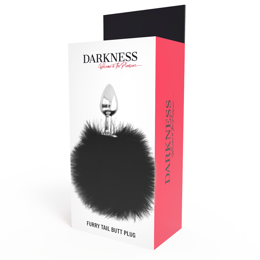DARKNESS - EXTRA ANALPLUG MIT SCHWARZEM SCHWANZ 7 CM