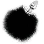 DARKNESS - EXTRA ANALPLUG MIT SCHWARZEM SCHWANZ 7 CM