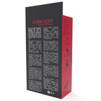 DARKNESS – ANALE PROPPEN 8 CM, SILBER, MIT SCHWARZEM SCHWANZ