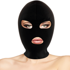 DARKNESS - BDSM-UNTERWERFUNGSKLEMMEN FÜR MUND UND AUGEN, SCHWARZ