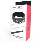 DARKNESS - HOCHWERTIGES HALSBAND AUS LEDER MIT LEINE