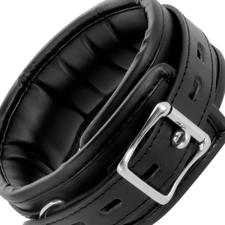 DARKNESS - WEICHER LEDERHALSKETTE MIT KETTE
