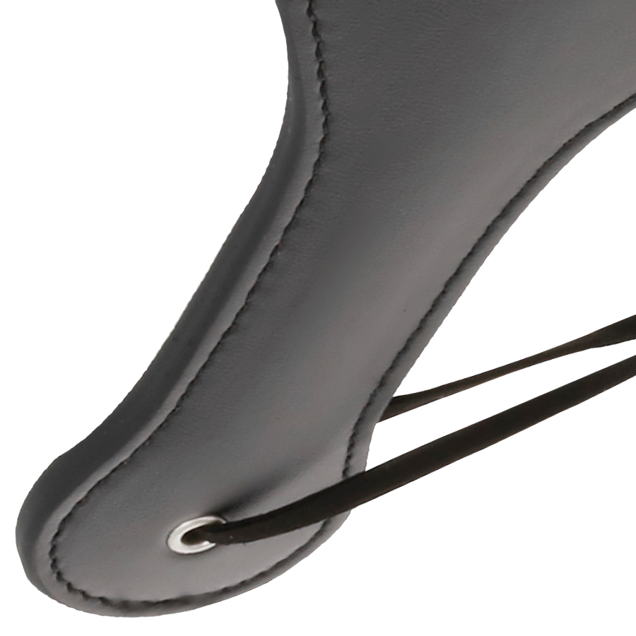 DARKNESS - RUNDES SCHWARZES FETISCH-PADDLE