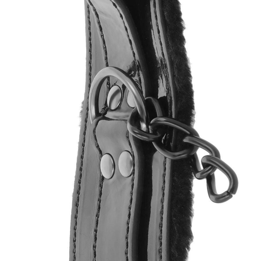 DARKNESS - VERSTELLBARE FESSELN AUS SCHWARZEM LEDER MIT SCHLOSS