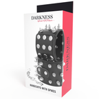 DARKNESS - SCHWARZE STACHELHANDSCHELLEN SKULLS AND BONES