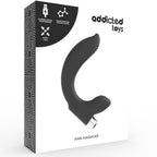 ADDICTED TOYS - WIEDERAUFLADBARER PROSTATA-VIBRATOR MODELL 7 - SCHWARZ