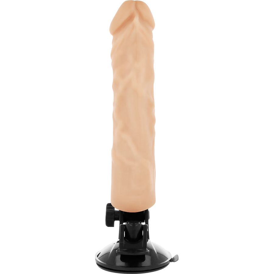 BASECOCK - REALISTISCHER VIBRATOR MIT FERNBEDIENUNG NATUR 21 CM -O- 4 CM