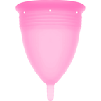 STERCUP - COUPE MENSTRUELLE EN SILICONE FDA ROSE - TAILLE L
