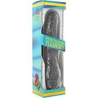 SEVEN CREATIONS - VINYL P-SHAPE VIBRATOR SCHWARZ 20 CM
